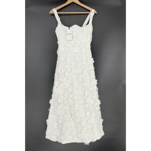 Leo Lin Floral Applique Dress
